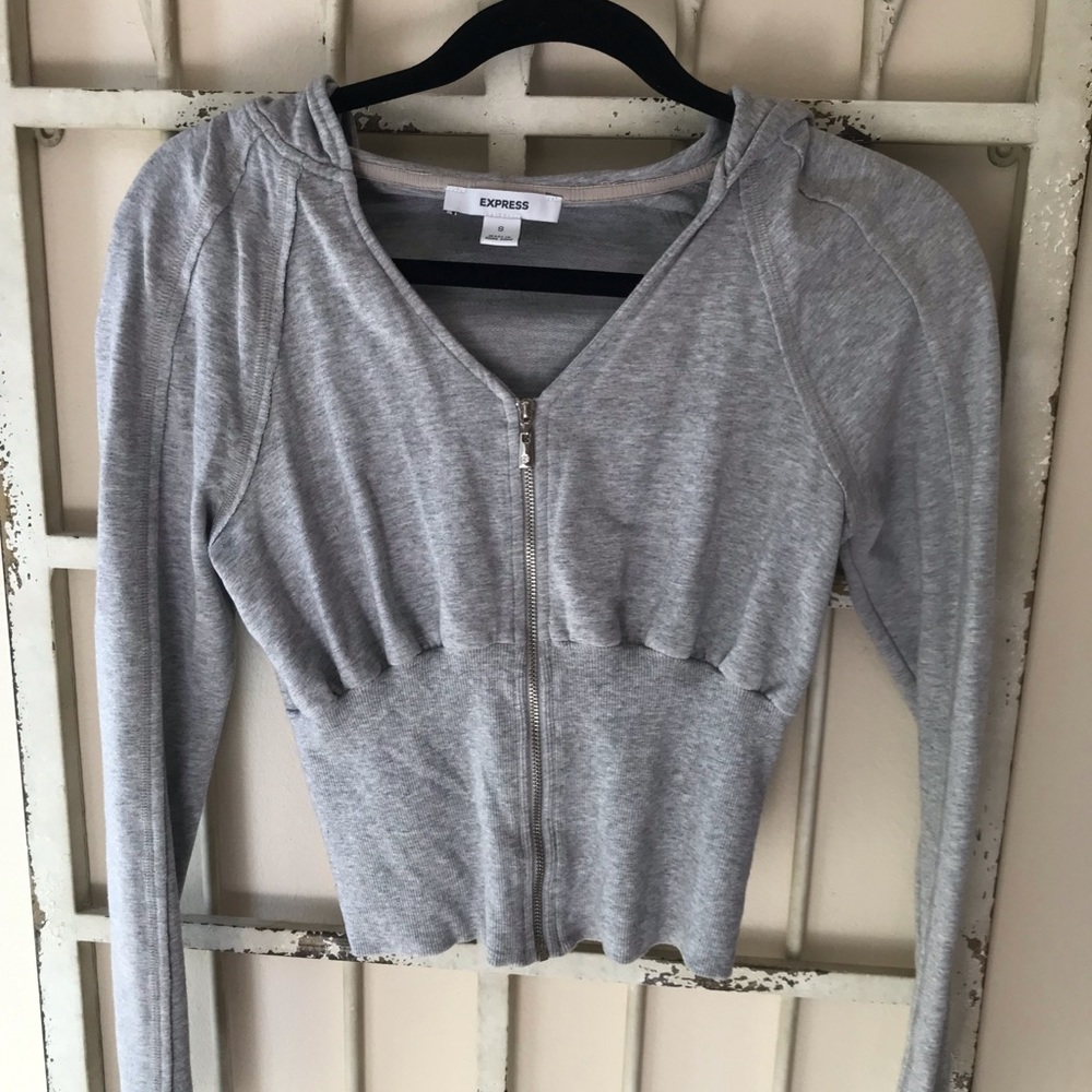 Cropped Sweatshirt and Sweatpants